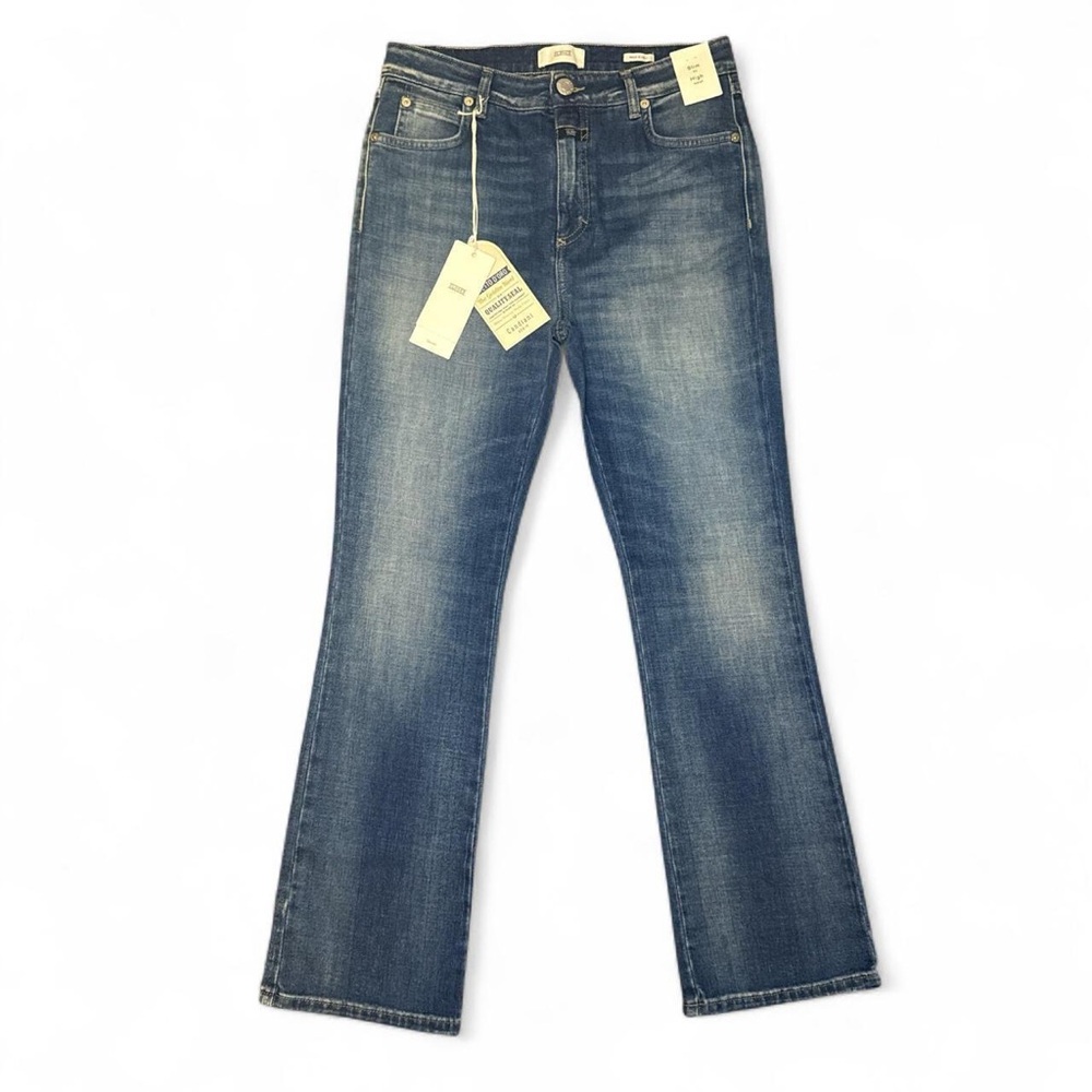 NWT CLOSED ROSE Women's High-Rise Slim Cut Denim Faded Blue Jeans — Size 27
